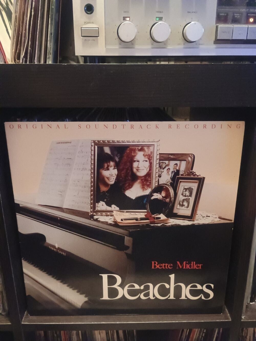 Bette Midler Beaches Original Soundtrack Vinyl LP Atlantic 1988 81933-1 Vinyl